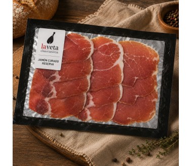 jamón serrano gran reserva cortado a mano