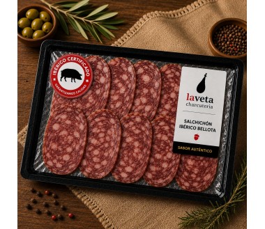 Loncheado salchichón ibérico bellota
