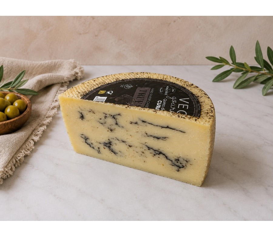 Queso de Oveja Curado con Trufa Negra