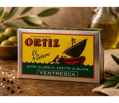 Ventresca de Atún Claro Ortiz en Aceite de Oliva | La Veta